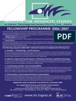 IAS-STS Fellowship Programme 2006/2007