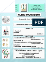 Licences: Responsable: Prof. MERAIHI Z