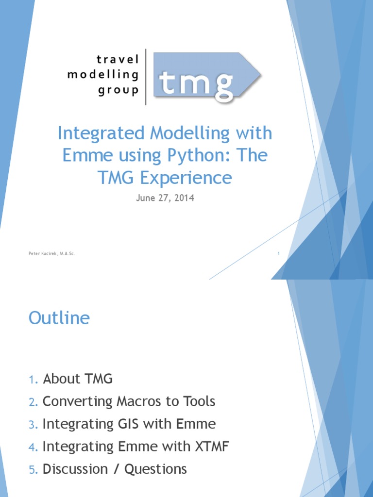 Emme Users Group Presentation | PDF | Application Programming Interface ...