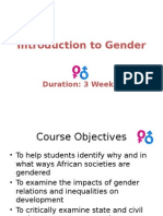 Introduction to Gender: Understanding Society and Responding to Inequality