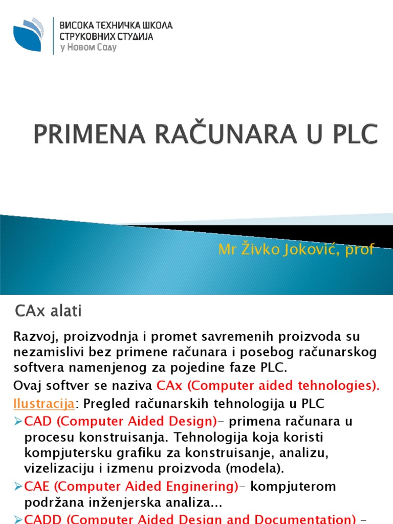 Primena Racunara U PLC | PDF