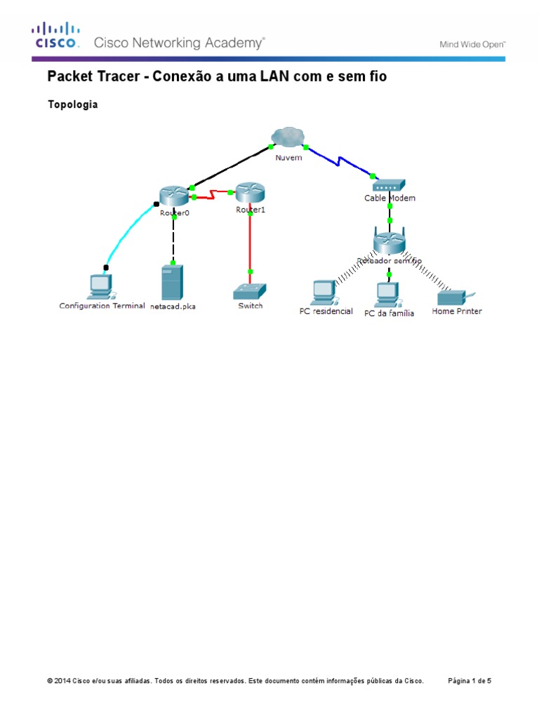 Connecting A Wired and Wireless LAN Instructions | PDF | Roteador