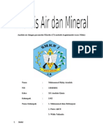 Analisis Air Dengan Parameter CL Metode Mohr