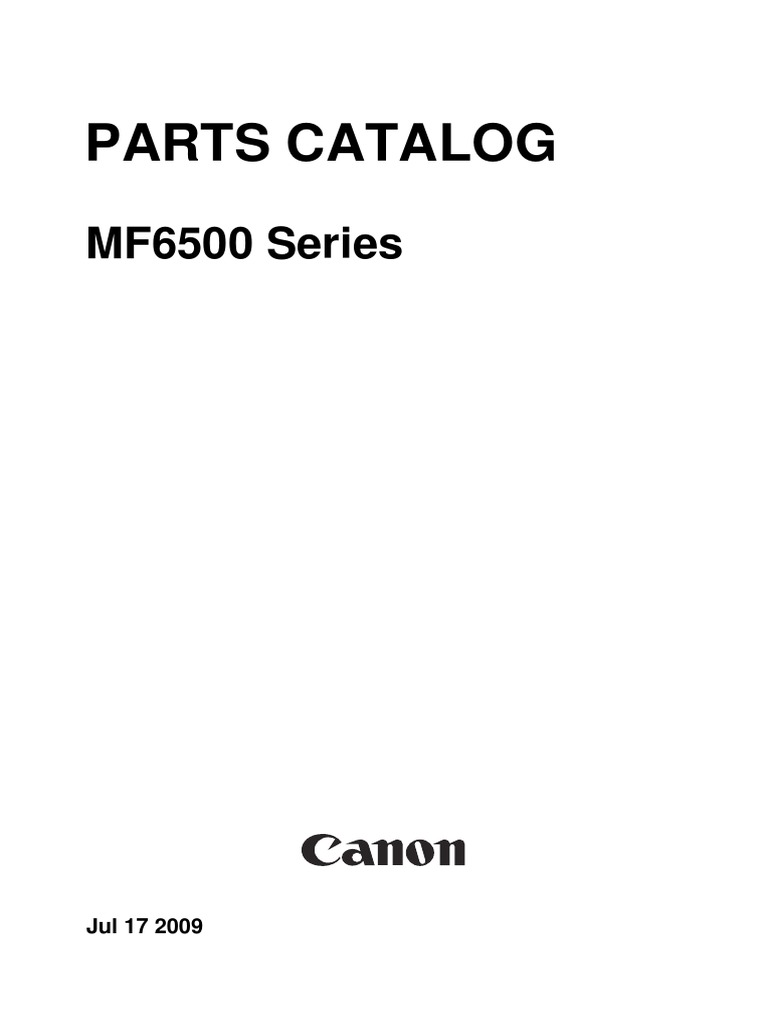 Mf6500 Series Parts List | PDF | Electrical Engineering | Manufactured ...