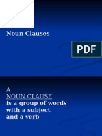 Noun Clauses