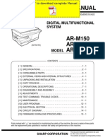 Sharp Ar-M150 Ar-M155 Ar-M155x Service Manual Pages