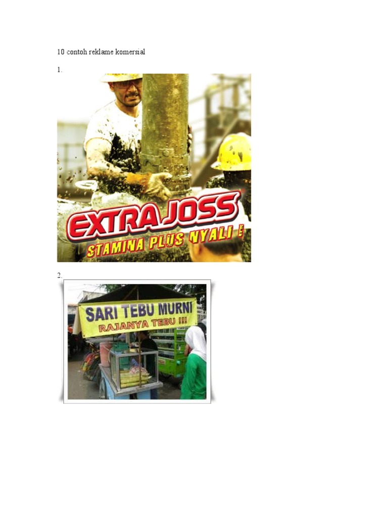 10 Contoh Reklame Komersial