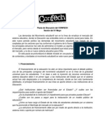 2da Pauta Discusión Confech (31 Mayo)