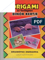 Kricskovics Zsuzsanna - Origami Az Ősvilágban - Dinók Kertje