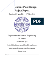 Ethyl Benzene Plant Design 