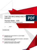 The 700MHz Band and PPDR Issues Thomas Welter SFR June 2014