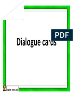 Dialogue Cards Shopping