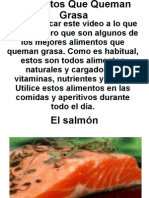 Alimentos Que Queman Grasa