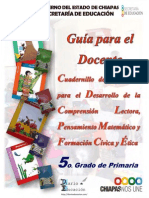 Cuadernillos de Apoyo 5c2b0 Prim Doc 2013 Chiapas