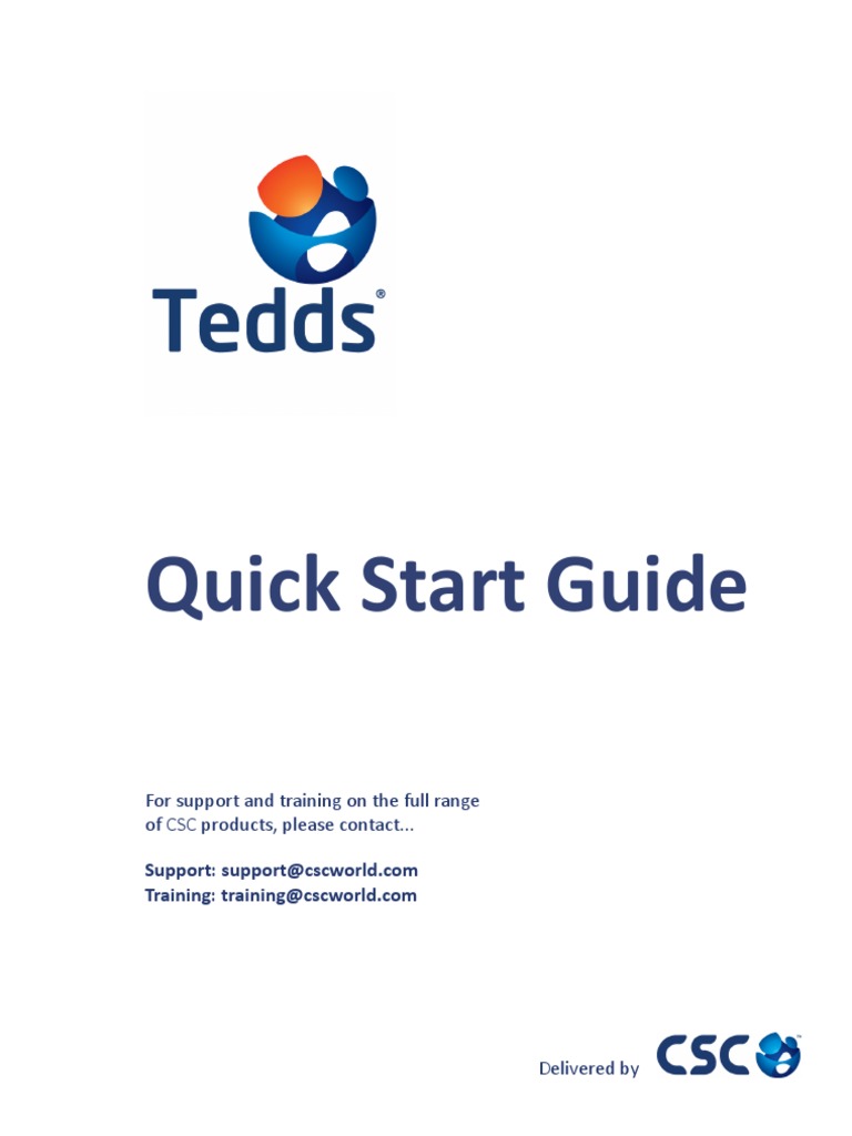 Tedds Quick Start Guide | PDF | Microsoft Word | Proprietary Software