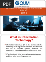 Bachelor of Information Technology (Hons) (BIT)