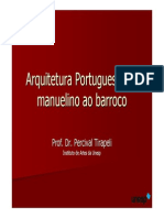 Arq Portuguesa Manuelino Barroco