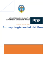 Glosario Antropología