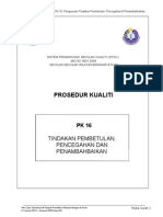 PK 16  TINDAKAN PEMBETULAN, PENCEGAHAN  DAN PENAMBAHBAIKAN-edited.doc