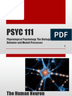 PSYC 111: Physiological Psychology: The Biology of Behavior and Mental Processes