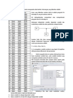 Analisa Atas Variable Moderasi Saudara Dodi