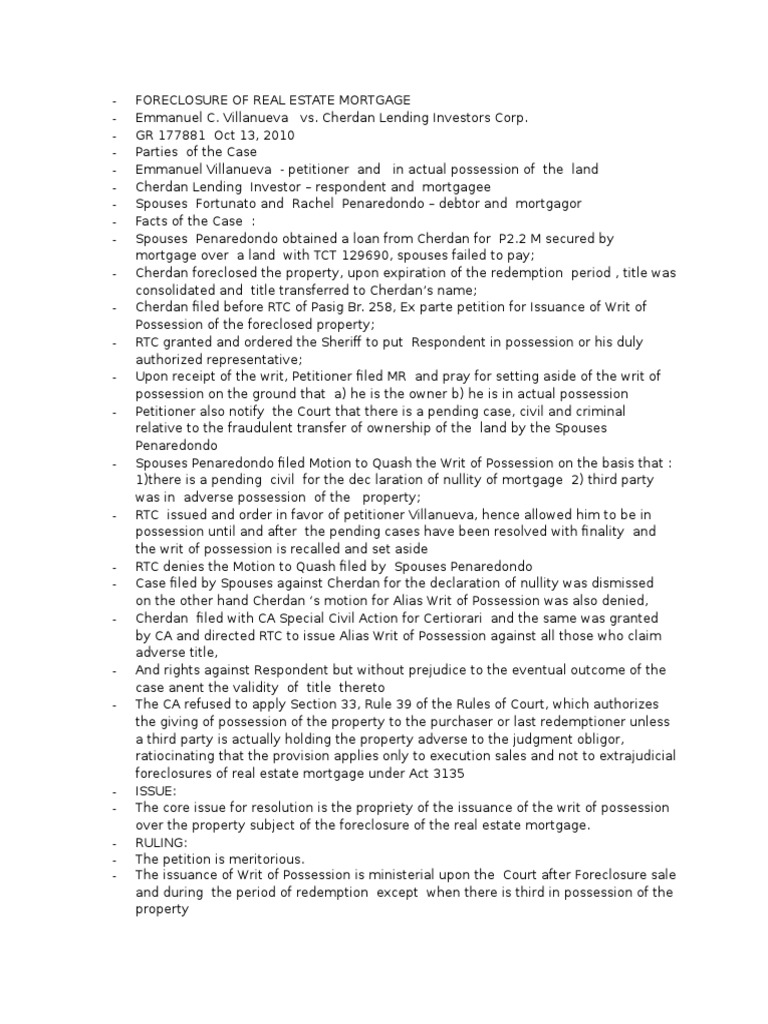 Rem Report Provrem PDF Foreclosure Mortgage Law