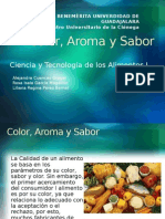Color, Aroma y Sabor