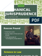 Mechanical Jurisprudence: By: Roscoe Pound 1908