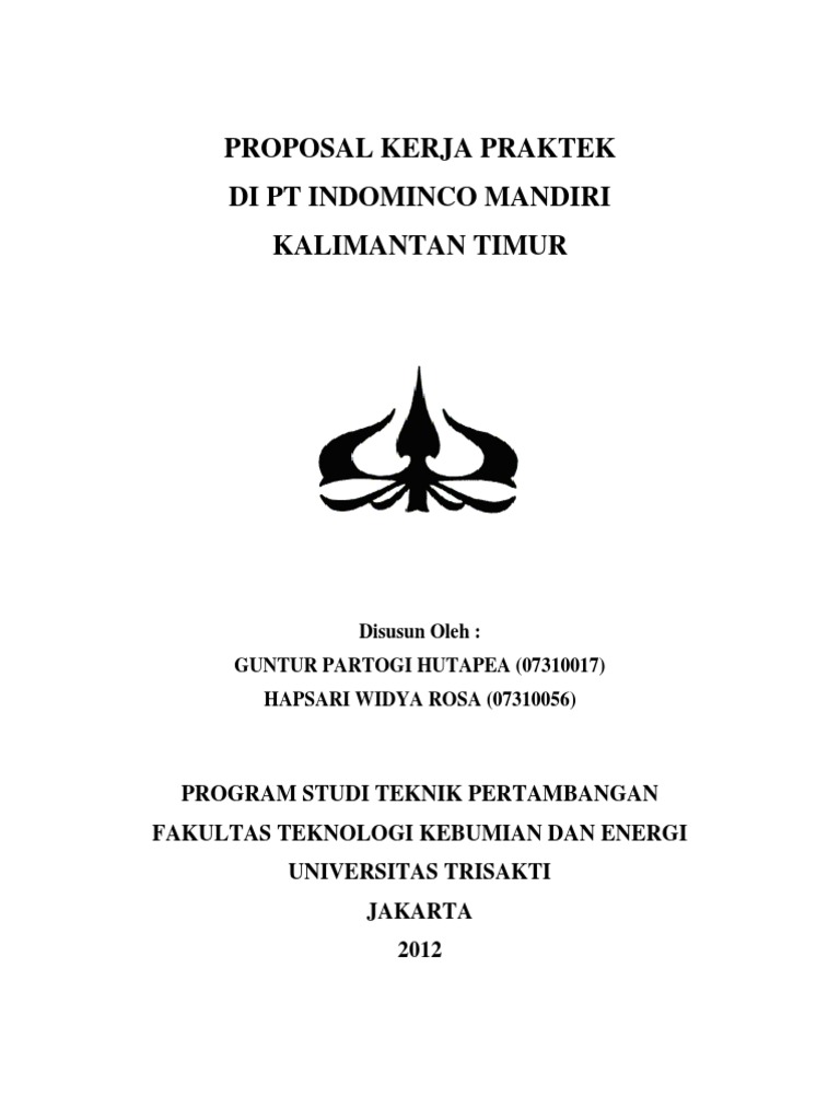 Proposal Kerja Praktek