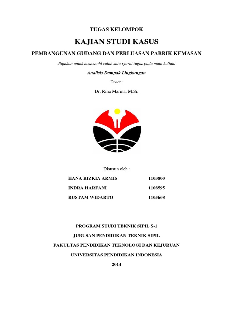 Laporan Analisis Dokumen Amdal Kelompok 1