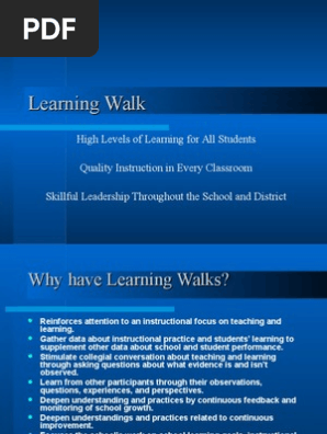 Learning Walk