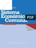 Ley Organica Del Sistema Economico Comunal