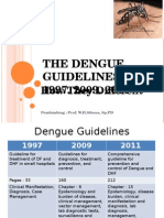 Guideline Evolution for Diagnosis and Management of Dengue