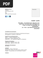 Lettre de MOTIVATION – les tendances 2014  Recherche d 