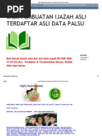 Download Jasa Pembuatan Ijazah Asli Terdaftar Asli Data Palsu by boypardede3552 SN258117529 doc pdf