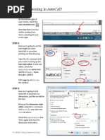 Plotting Lot Bearings in AutoCAD Guide | PDF