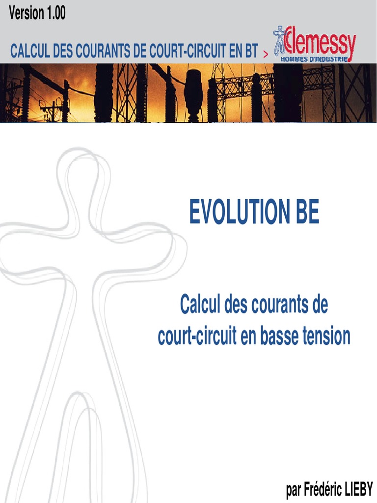 Calcul Des Courants de CourtCircuit en Basse Tension (Transparents) Électricité