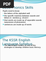 Basic Phonics Skills