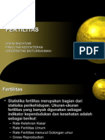 Statistik Fertilitas