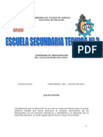 Inaguracion Ciclo Escolar 2014-2015