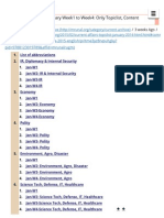 Current Affairs Topiclist - 2015 January Week2 PDF