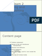 Drinking and Flushing - Understand Movement of Molecules in Cells, Na+ CL