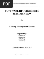 SRS of Library Management System