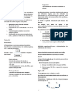 Alimentação Das Plantas e Fotossíntese - Resumo PDF