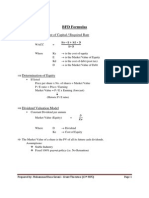 BFD Formulas