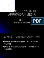 Dinasti-Dinasti di Afrika dan Mesir