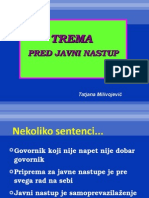 Prezentacija Trema Pred Javni Nastup