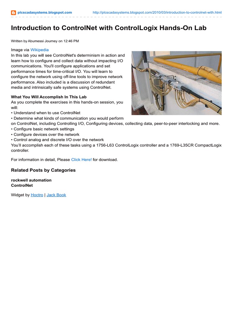 An Introduction to Configuring Networks for Industrial