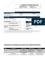 Informe Mensual de Actividades