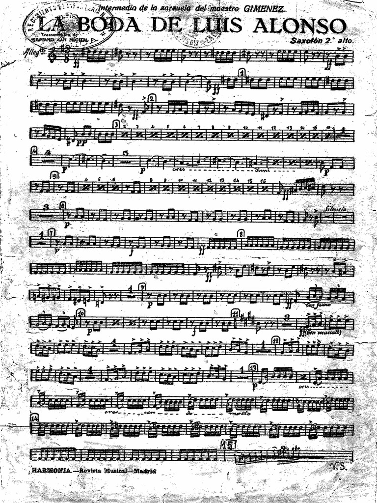 La Boda de Luis Alonso Saxo